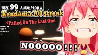 Miko Crash Out After Failing at a 99 Streak in Her 100 Kendama Endurance Challenge