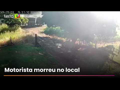 Vídeo mostra momento em que três caminhões colidem em estrada no interior de Minas Gerais