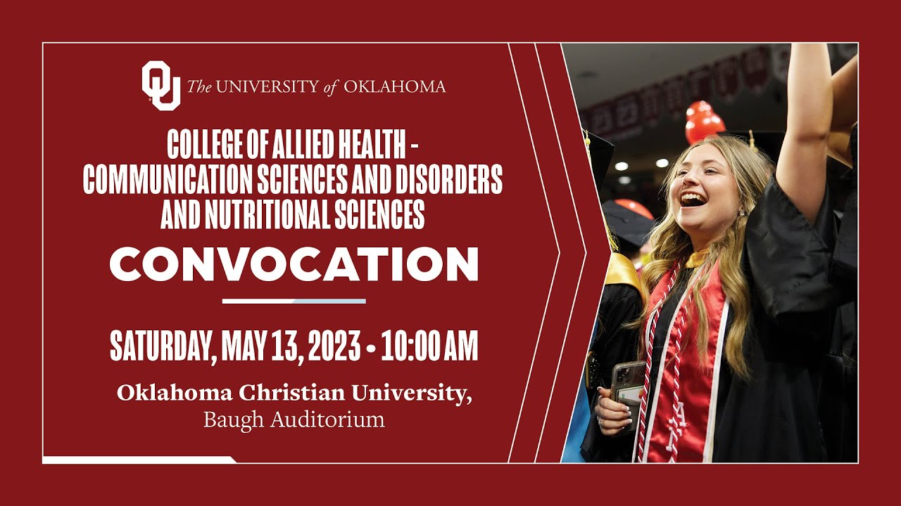 College of Allied Health Convocation: Nutritional Sciences and Communication and Sciences Disorders
