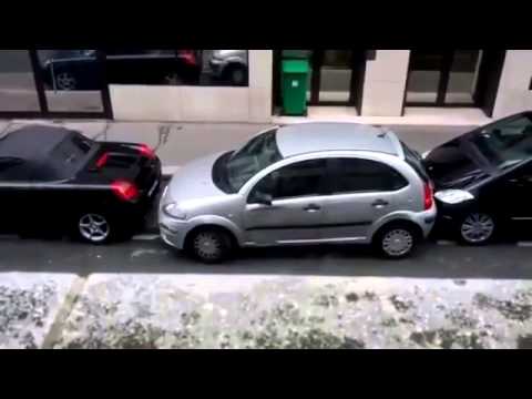 funny clip Woman Parking Her Car