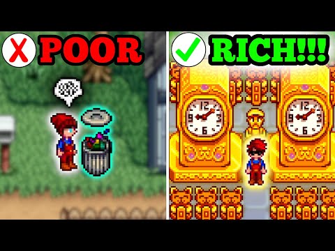 Top 8 Easiest Ways To Get RICH In Stardew Valley