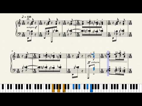 Sacrificial Dance (excerpt) from Stravinsky's Rite of Spring (Piano Arrangement)