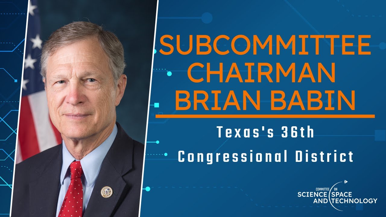 Subcommittee Chair Brian Babin Delivers Remarks on The National Drone and Advanced Air Mobility Act