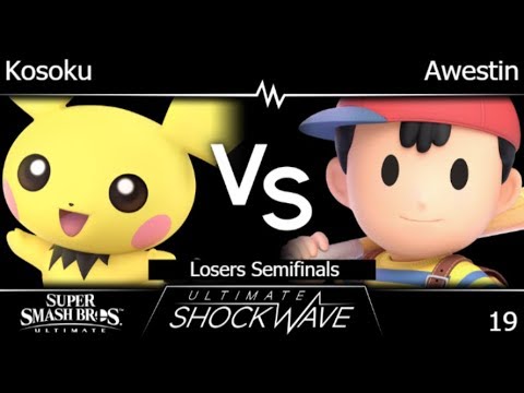 USW 19 - eLH | Kosoku (Pichu) vs TLOC | Awestin (Ness) Losers Semifinals - SSBU