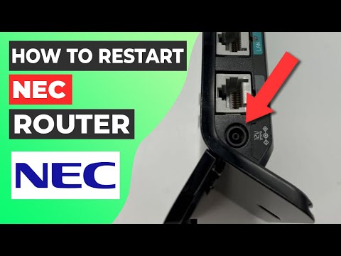 🔄 How to Reboot NEC router