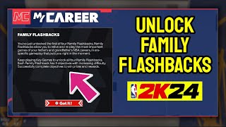 How to unlock Family Flashbacks Games in NBA 2k24