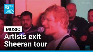 Ed Sheeran's tour in trouble after opening acts drop out in solidarity with rapper Macklemore