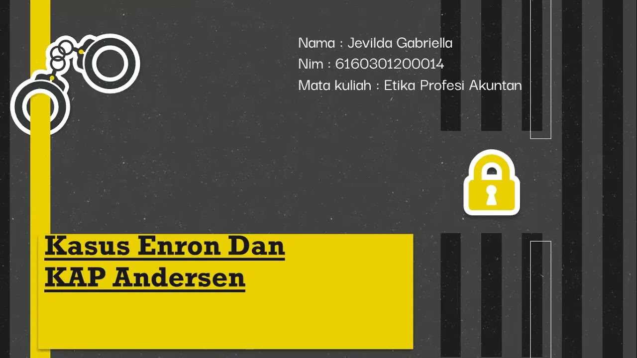 Kasus Perusahaan Enron