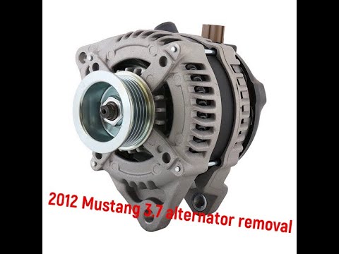 2010 -2014 Ford Mustang v6 3.7 Alternator removal