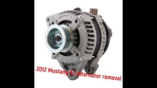 2010 -2014 Ford Mustang v6 3.7 Alternator removal