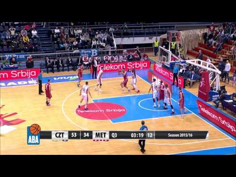 ABA Liga 2015/16 highlights: Crvena zvezda Telekom - Metalac Farmakom R20 (18.1.2016)