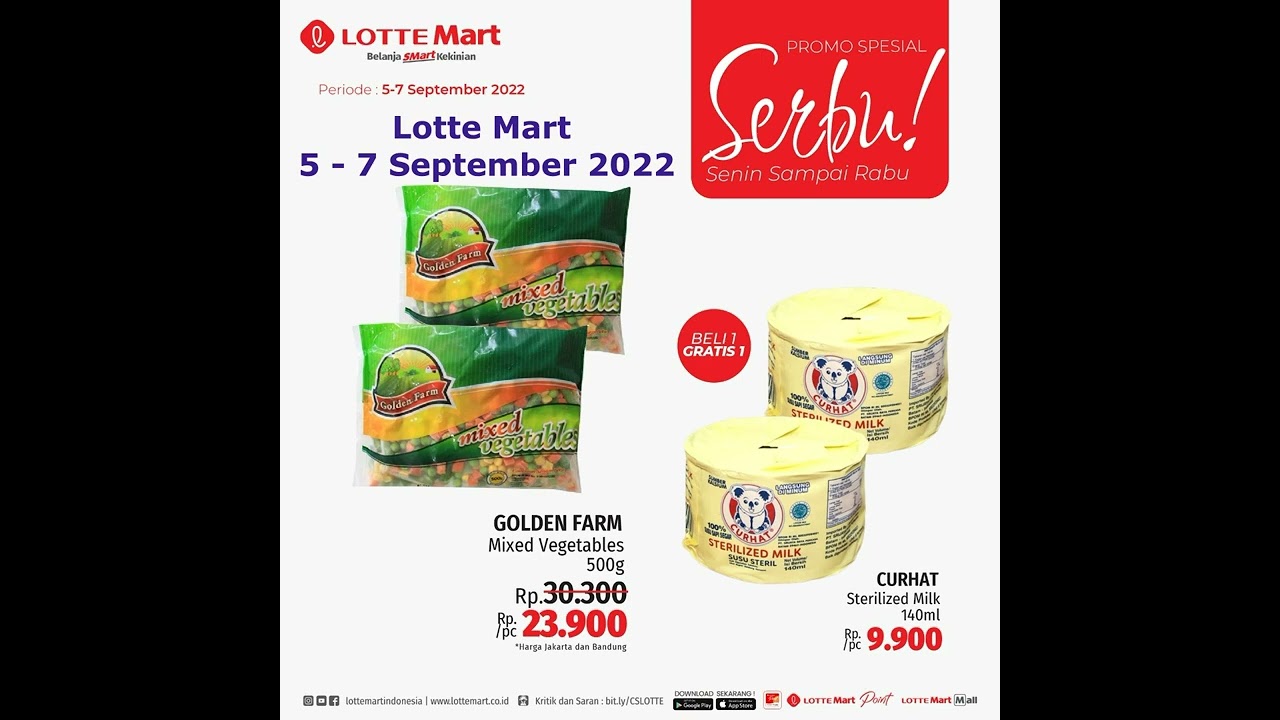 Promo Lotte Mart 5 - 7 September 2022 #shorts
