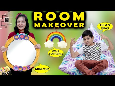 ROOM MAKEOVER | Aayu Pihu ko new room chahiye | Room Tour | Short Movie DIY | Aayu and Pihu Show