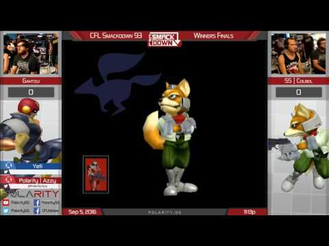 CFL Smackdown 93 Melee - Gahtzu (Falcon) vs SS Colbol (Fox) - Winners Finals