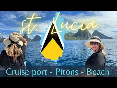 BREATHTAKING Saint Lucia Cruise Port - Pitons - Beach excursion
