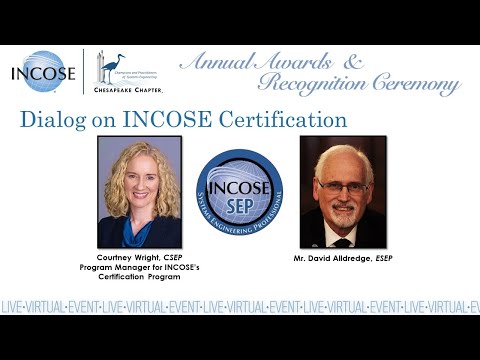 2020-12-16 Dialog on INCOSE Certification with David Alldredge ...