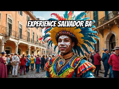 🇧🇷 Walking Through Pelourinho, Salvador Bahia | Carnaval 2024 Experience in the Heart of Brazil