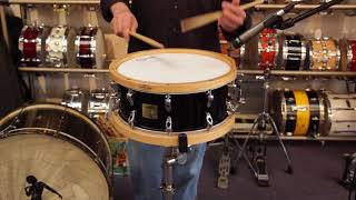 Video thumbnail for Yamaha Anton Fig Signature Model Snare Drum 6x14 Black Lacquer by A Drummer's Tradition