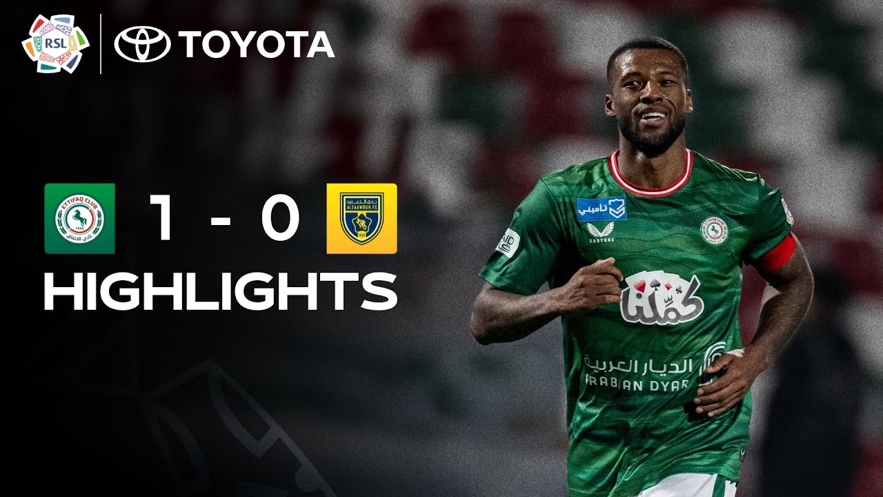 Al Ettifaq vs Al Taawoun Highlights