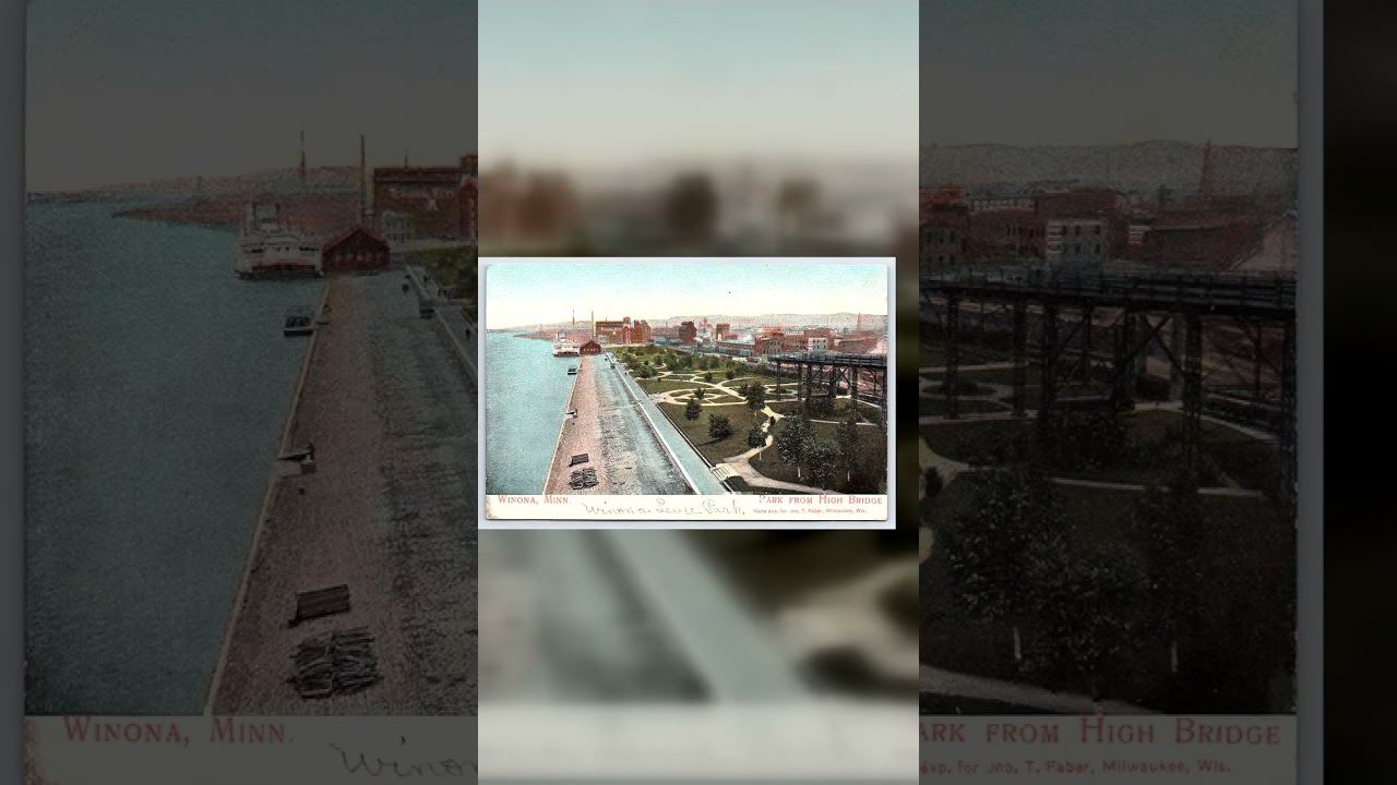 Suhling & Koehn Co., Divided Back, Winona Levee Park, Minnesota, 1907-1915 Video