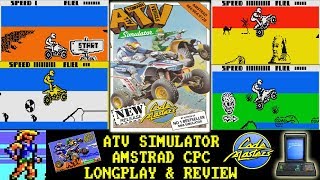 [AMSTRAD CPC] ATV Simulator - Longplay & Review