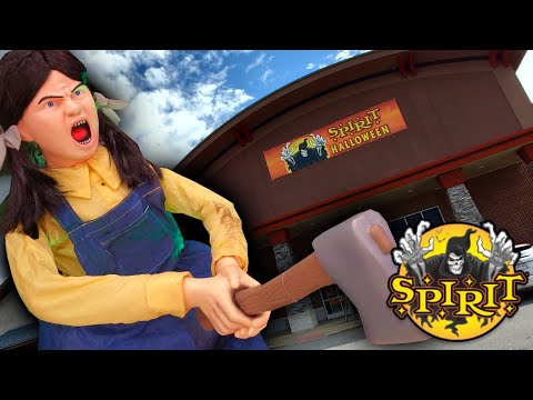 SPIRIT HALLOWEEN 2020 inside ABANDONED MICHAELS CRAFT STORE - WHEELING WEST VIRGINIA