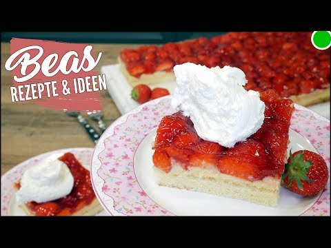 Erdbeerschnitten mit Vanillecreme
