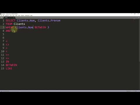 1 Access SQL Présentation de l outil