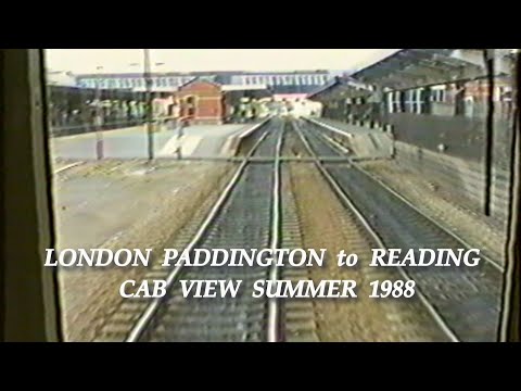 BR in the 1980s London Paddington to Reading Cab View On Board a Class 117 DMU in the Summer of 1988
