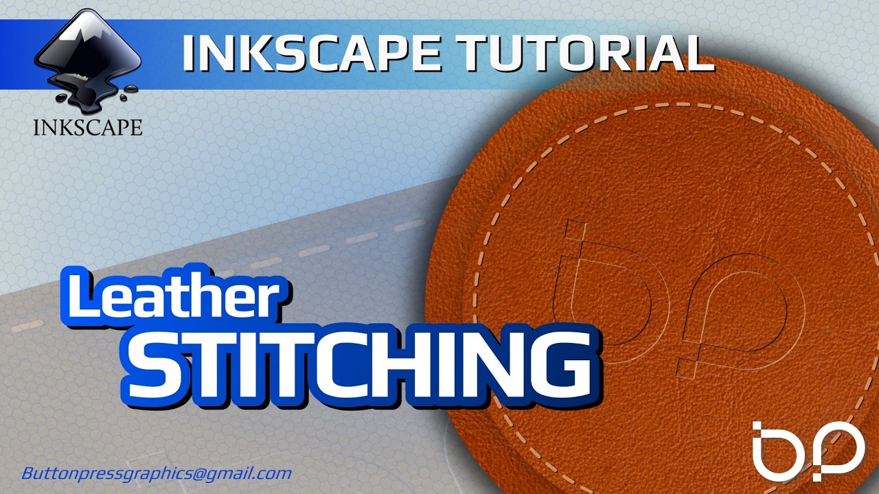 Create Leather STITCHING in INKSCAPE