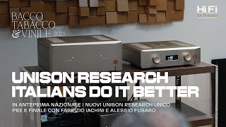 Unison Research in anteprima nazionale: il nuovo Pre + DM da Hi-Fi Di Prinzio