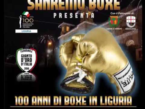 RIUNIONE DI PUGILATO A SANREMO DAL 23 AL 26 GIUGNO