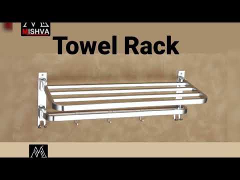 Stainless Steel Folding Towel Rack