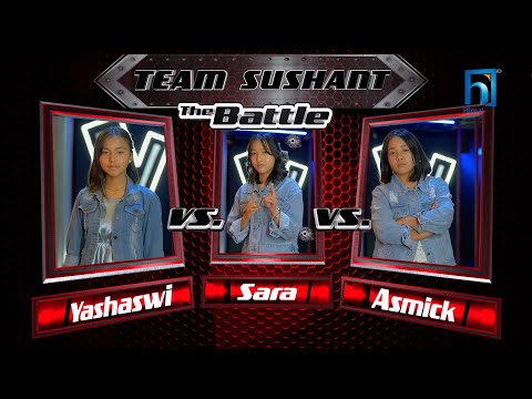Yashaswi Vs Sara Vs Asmick "Khai" | The Voice Kids Season 2 - 2023