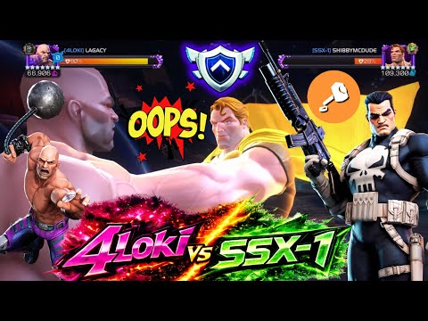 AW 4Loki vs SSX-1! I Made a Blunder... Another Punisher Mini Boss! Season 35 Alliance War #3! - MCOC