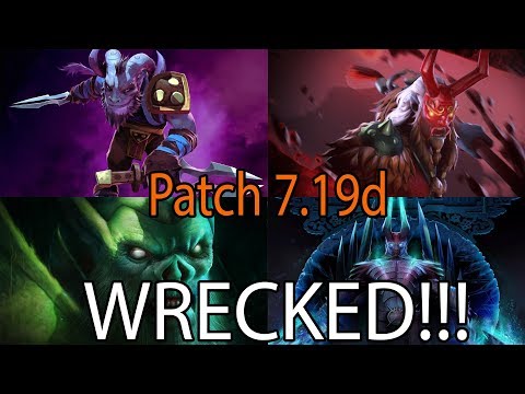 Patch 7.19d - Icefrog decides to ruin all your favorite heroes in stead of releasing patch 7.20...