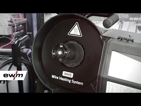 Drahtspulenheizung im Drahtvorschubgerät der Titan XQ puls | EWM