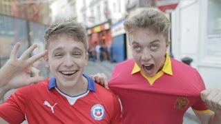 Joe Weller v Roman - Tequila Suicide Shot Challenge! | Man v Football