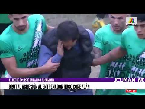 Escándalo en la Liga Tucumana: brutal agresión al director técnico de Graneros, Hugo Corbalán