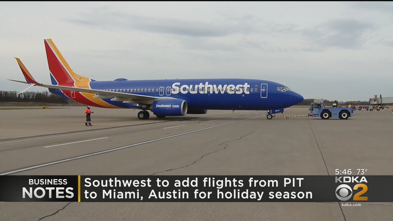Where does Southwest fly nonstop from Pittsburgh? Life Set Go