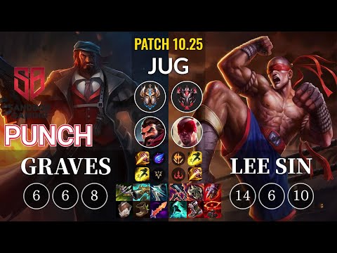 SB Punch Graves vs Lee Sin Jungle - KR Patch 10.25