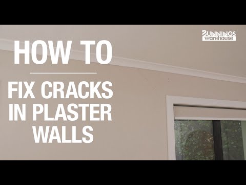How To Fix Cracks In Plaster Walls - Bunnings Warehouse