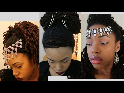 How to Use Jewelry in Your Hair~Plus Quick Styles~No Retwist~Stay Forever True Video