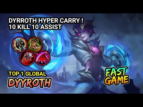 Unstoppable HyperCarry Dyrroth Double MVP Gameplay - Top 1 Global Dyrroth by ᴊᴠɪꜱᴍ - MLBB