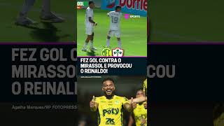 PROVOCAÇÃO! JOGADOR DA LUSA FAZ O GOL CONTRA O MIRASSOL E IMITOU A COMEMORAÇÃO DO REINALDO #shorts
