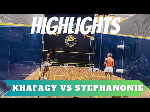 Battle of Titans: Malak Khafagy vs. Marina Stephanonie - Epic Squash Showdown | Squash4Life