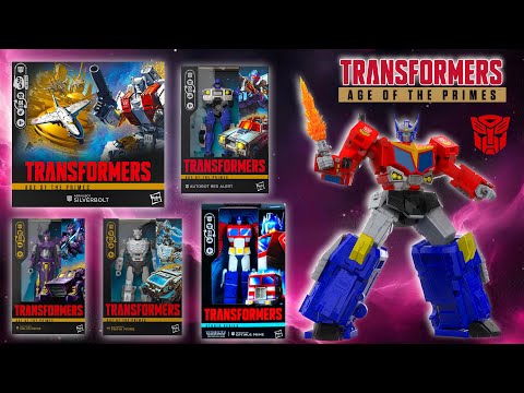 WOW! HUGE Transformers AGE OF THE PRIMES 2025 REVEALS! Commander & TITAN CLASS! Studio Series & MORE