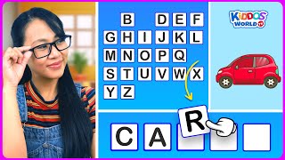 Easy Spelling Words with Miss V - Teaching 44 Basic English Words Spelling - Learning How to Spell