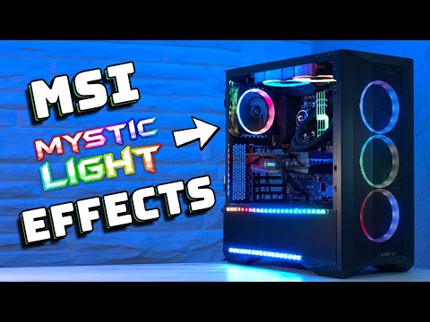 MSI Mystic Light ALL Effects Tested (MSI RGB Software)
