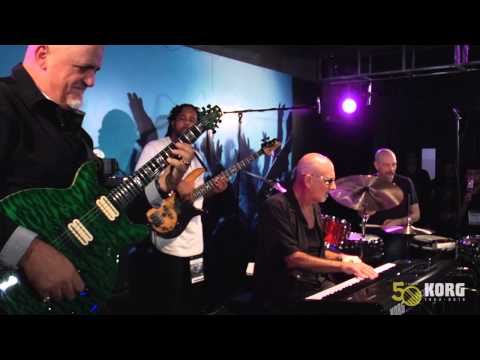 Korg at Winter NAMM 2013 - Tom Coster, Steve Smith, Victor Wooten, Frank Gambale Live Performance